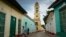 Una calle de la ciudad de Trinidad en Sancti Spítirus. ADALBERTO ROQUE / AFP