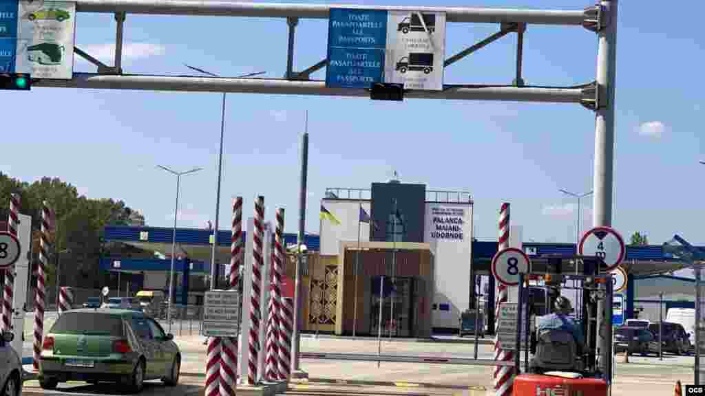 El punto de control fronterizo Mayaky-Palanka, entre Ucrania y Moldova.