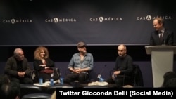 Homenaje a Pablo Milanés, en la Casa de América, Madrid, España, el 22 de noviembre de 2023. (Twitter/Gioconda Belli).