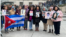 Activistas contra la violencia de género en Cuba, participaron el 8 de marzo de 2024 en una marcha en Madrid. La solicitud de aprobación de una Ley Contra la Violencia de Género por varias organizaciones independientes de la isla está pendiente desde hace cinco años.