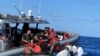 Embarcación con cubanos a bordo interceptada a 15 millas al sur de Cayo Hueso, el 12 de mayo de 2022. (Foto de la Guardia Costera de EEUU)