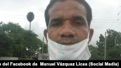 Manuel Vázquez Licea, preso político del 11J en Quivicán.