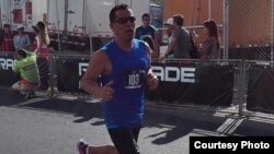 El costarricense Javier Araya en una carrera celebrada en su país.