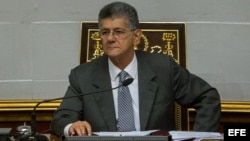 El presidente de la Asamblea Nacional de Venezuela, Henry Ramos Allup. Archivo.