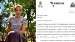 Liberan a la empresaria y activista Saily González Liberan a la empresaria y activista Saily González