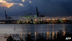 Vista del Puerto de Mariel en octubre de 2017.