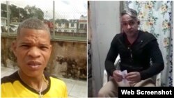 Oscar Luis Milián (izq) y Orlando Márquez