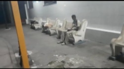 Desamparadas pernoctan en la terminal de Santa Clara Desamparadas pernoctan en la terminal de Santa Clara