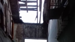 Derrumbe en cuartería de Morón afecta a 11 familias con niños pequeños Derrumbe en cuartería de Morón afecta a 11 familias con niños pequeños