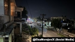 La policía política desplegó un operativo en los alrededores de la vivienda de los activistas Dr. Oscar Elías Biscet y su esposa, Elsa Morejón. (@ElsaMorejon/X)