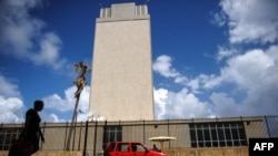 La embajada de Estados Unidos en La Habana.