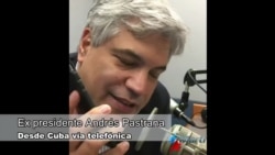 Ex presidente Pastrana envía mensaje al pueblo de Cuba tras ser deportado Ex presidente Pastrana envía mensaje al pueblo de Cuba tras ser deportado