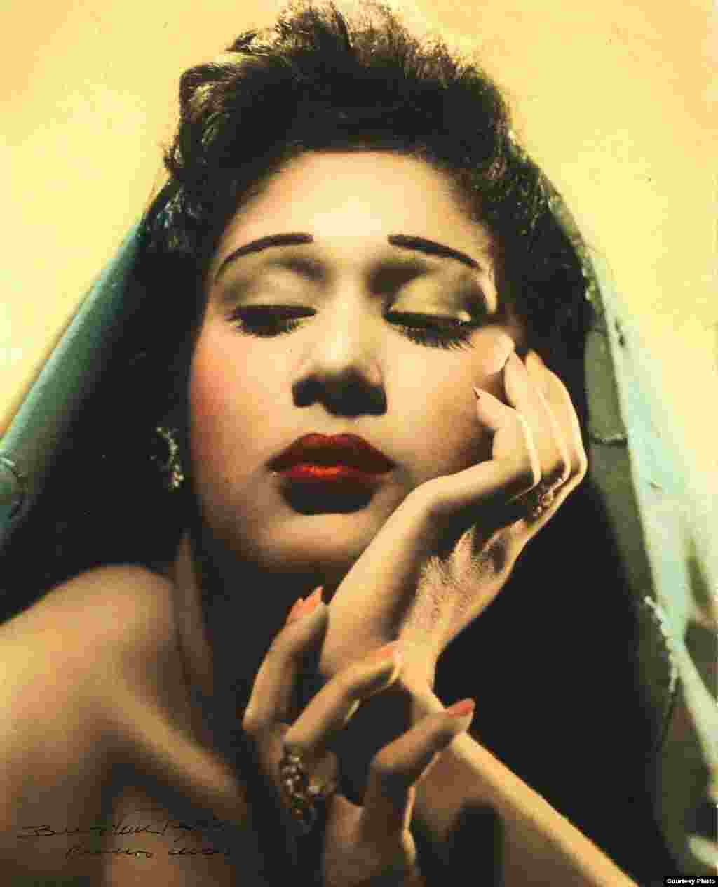 Olga Guillot en Buenos Aires. Fotos: cortesía de Olga María Touzet y Guillot.