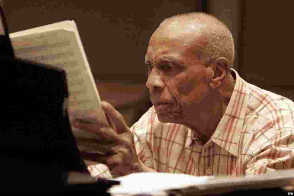 El músico cubano Bebo Valdés