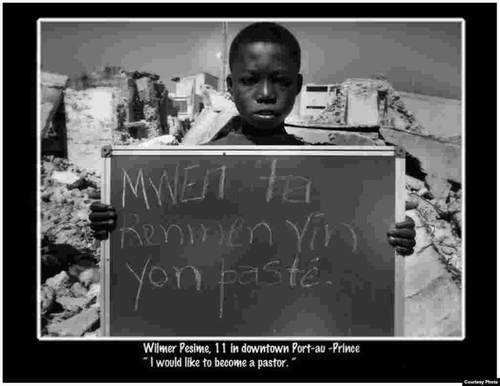 "Quiero ser pastor". Foto Roberto Koltún cortesía The Miami Herald.