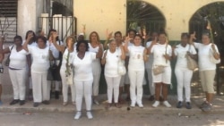Detienen a Damas de Blanco en La Habana Detienen a Damas de Blanco en La Habana