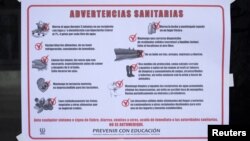 Advertencia sobre los casos de cólera en Cuba y las medidas a tomar.
