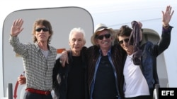 Los Rolling Stones en Cuba para histórico concierto.
