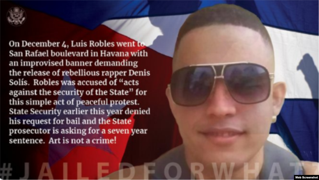 Luis Robles Elizástigui en la segunda jornada de #PresosProQué del Departamento de Estado de USA