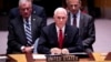 Mike Pence en el Consejo de Seguridad.