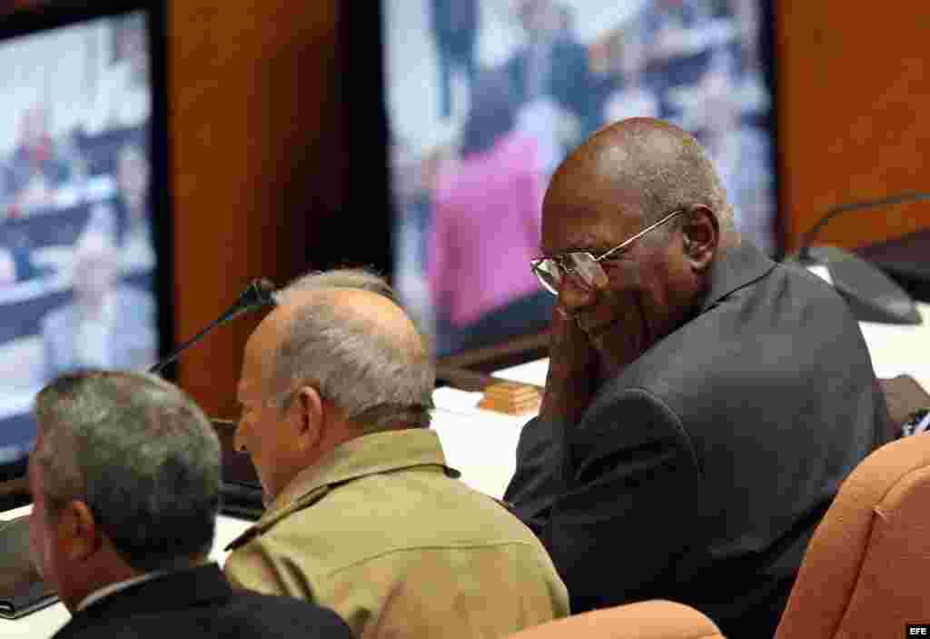 Salvador Valdés Mesa (d), de 72 años, candidato a primer vicepresidente del Consejo de Estado y Ministros de Cuba.