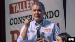 Iván Duque en la ciudad de Nueva York esta semana.