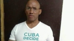 Maikel Herrera Bones reclama con una protesta atención médica especializada Maikel Herrera Bones reclama con una protesta atención médica especializada