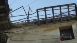 Residentes de la Habana Vieja temen derrumbe del edificio que habitan Residentes de la Habana Vieja temen derrumbe del edificio que habitan