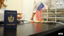 Pasaporte cubano.