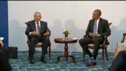 Raúl Castro habla a la prensa sobre encuentro con Barack Obama Raúl Castro habla a la prensa sobre encuentro con Barack Obama
