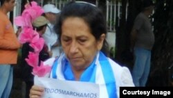 La Dama de Blanco fallecida Gisela Sánchez.