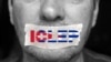 Ilustración de portada del comunicado de ICLEP sobre represión a sus periodistas. Captura de pantalla del iclep.org.
