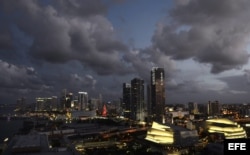 Vista general de Miami.