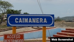 Caimanera, poblado guantanamero en la frontera con la Base Naval estadounidense en Cuba.