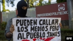 Quinto día de manifestaciones por reforma a seguridad social en Nicaragua.