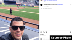 Jorge Javier Rodríguez Cabrera en Nueva York durante una de sus visitas como diplomático en 2021.