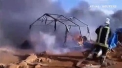 Bombardeado en Siria un campamento de desplazos Bombardeado en Siria un campamento de desplazos