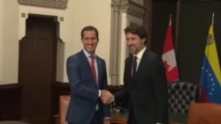 Justin Trudeau recibe a Juan Guaidó en Canadá Justin Trudeau recibe a Juan Guaidó en Canadá