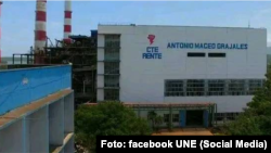 Central Termoeléctrica “Antonio Maceo” (Renté) de Santiago de Cuba. (Foto: UNE/Facebook)