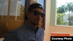 El reportero independiente, Ramón Góngora, de la agencia Palenque Visión.