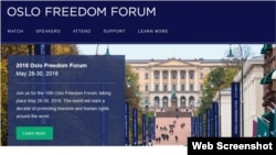 Foro de Oslo por la Libertad.