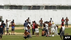 Vista del patio del Combinado del Este. (Adalberto Roque/AFP/Archivo)