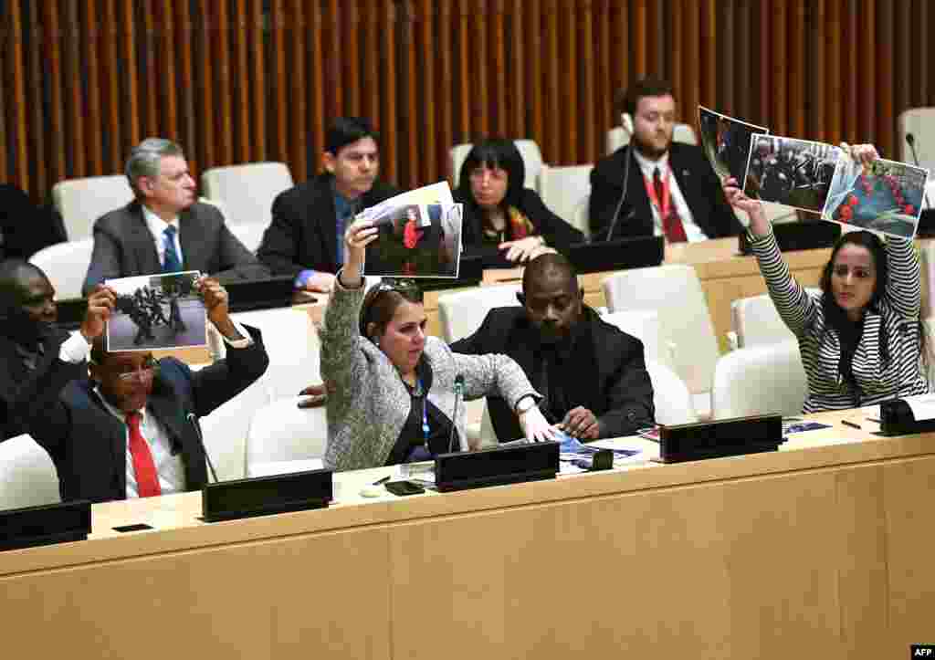 EEUU declaró que la delegación de Cuba tuvo un comportamiento poco profesional e infantil.  