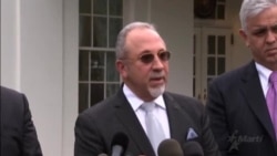 Emilio Estefan hace declaraciones tras reunión tras reunión con presidente Obama Emilio Estefan hace declaraciones tras reunión tras reunión con presidente Obama