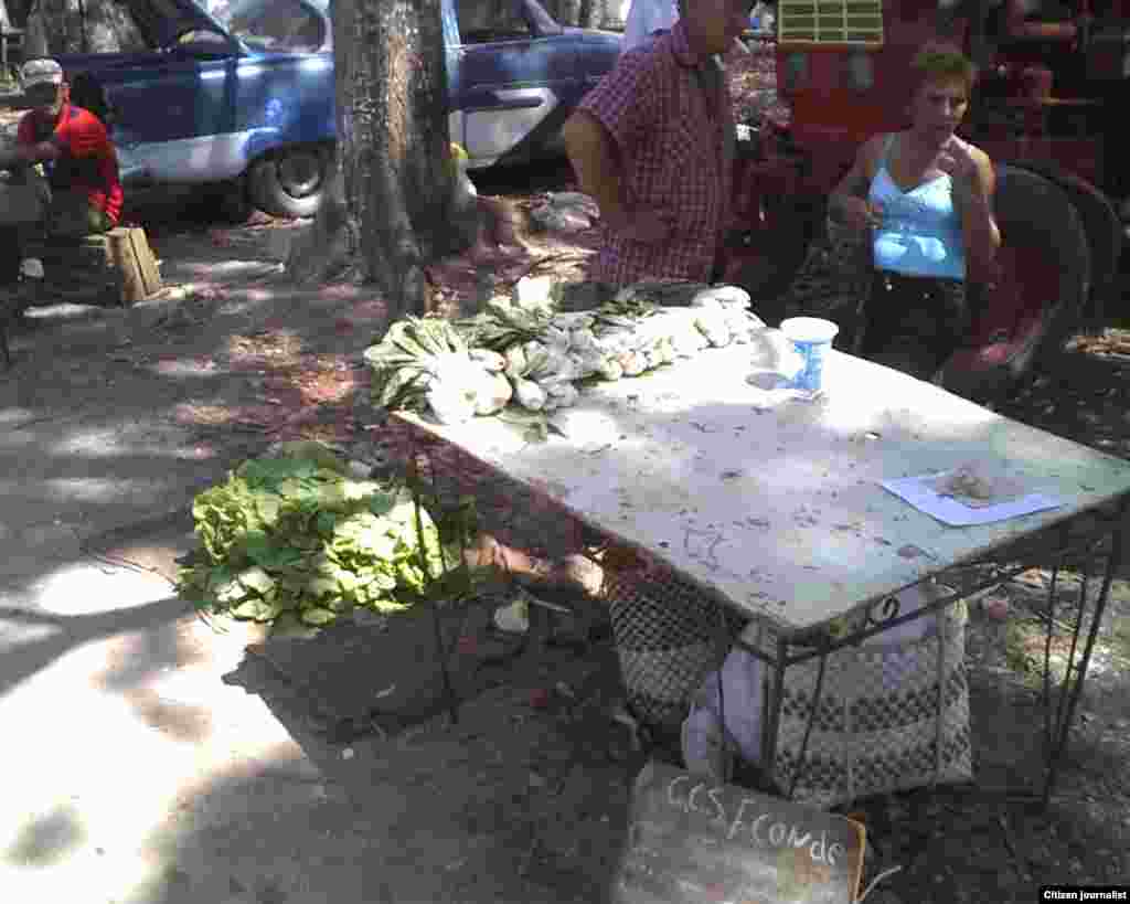 El reportero ciudadano de José R Borges recorre mercados privados  de venta a la población en Cabaiguán, Sancti Spíritus.