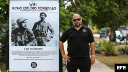 El artista cubano Alexis Leyva 'Kcho'