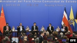 Ceremonia inaugural de la Primera Reunión Ministerial del Foro China y la CELAC en Pekín (China) el 8 de enero de 2015
