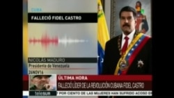 Maduro envía condolencias a Cuba por muerte de Castro Maduro envía condolencias a Cuba por muerte de Castro