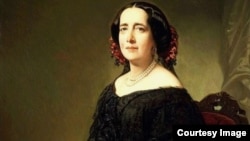 Gertrudis Gómez de Avellaneda (1814-1873), retrato realizado por Federico de Madrazo y Kuntz en 1857.