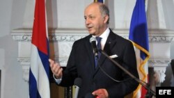 El ministro francés de Exteriores, Laurent Fabius, estuvo en La Habana el pasado mes de abril.